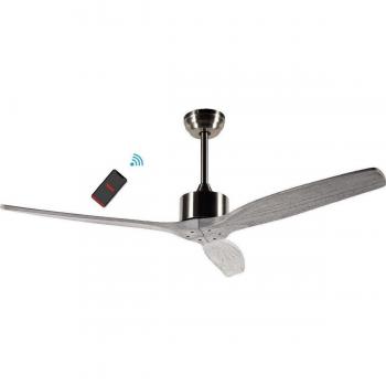 Ventilatore da Soffitto Cometa Argento e Bianco in Metallo e Plastica, 132x275x132 cm - BIMAR