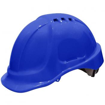 Casque Turn‑Lock bleu, protection professionnelle pour travaux DIY