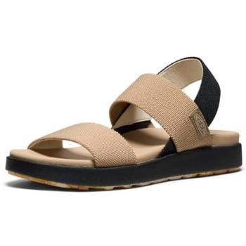 Sandalia Mujer Keen “Elle” Beige de Cuero Sintético