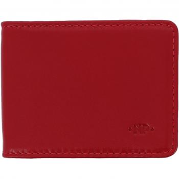 Portafoglio in Pelle Nappa Rosso