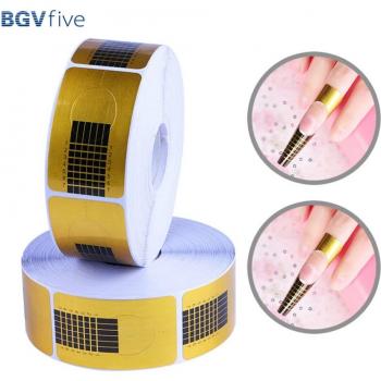 100pcs Square Nail Form Paper for Nail Extensions