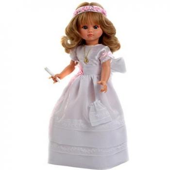 MUÑECA COMUNION RUBIA 40CM FANY HABLADORA CON VELA