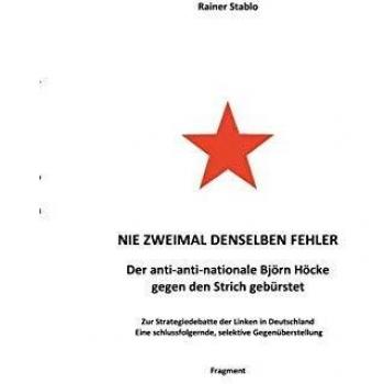 Nie zweimal denselben Fehler: Der anti-anti-nationale Björn Höcke gegen den Strich gebürstet