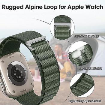 Correa de nylon deportiva ajustable para Apple Watch