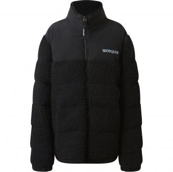 Dual-tone sherpa puffer jacket Sixth June