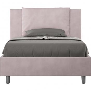 Letto Singolo Microfibra Antea 100x190 Glicine senza rete