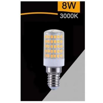 Lampadina E14 LED 8W 880LM Tubolare Luce Naturale