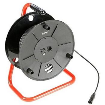 Adam Hall 3 Ster 30m kabelhaspel met DMX/AES 5-polige kabel