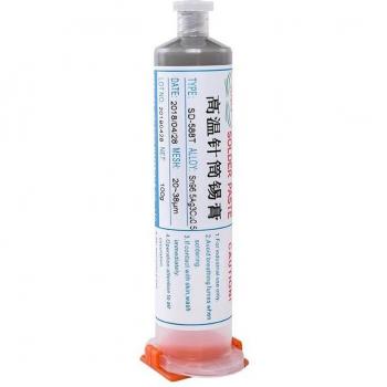 Soudure SMT sans plomb HT N° 4 – 100 g, flux propre, sans halogène