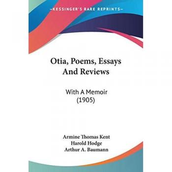 Otia Poems Essays And Reviews