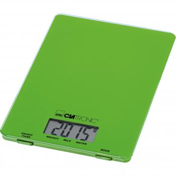 Báscula de Cocina Digital Clatronic KW 3626, 5 kg, Verde
