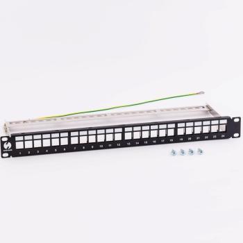 Netrack Patchpanel mit Keystone 104‑21 – RAM-Modul