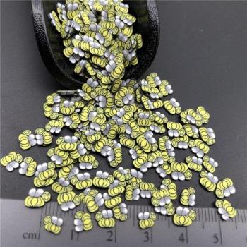 Polymertöne “Honigbiene” 50 g – Soft-Streupartikel für Lehm‑ und Nagelkunst