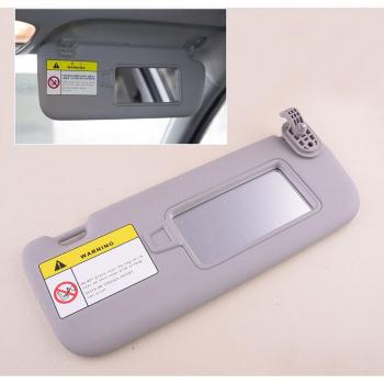 Right Side Sun Visor with Makeup Mirror for Hyundai Elantra AD - Grey