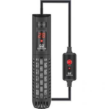 Calentador de Agua SUNSUN para Acuario, Pantalla LCD y Ajuste Digital