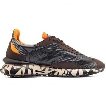 Duuo Sensei Sportliche Sneaker Schwarz/Braun/Orange - 43