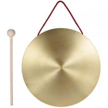 Brass Copper Hand Gong with Hammer