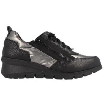 Sneakers de mujer MARILA con plantilla extraíble y acolchada NEGRO