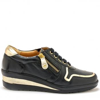 Zapatos Derbies con cremallera y cordones Pédiconfort para mujer