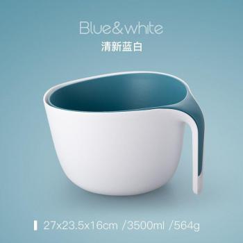 Double-Layer Plastic Fruit and Vegetable Washing Basin