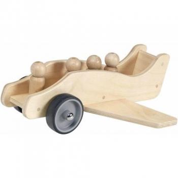 Millhouse Giant Wooden Nursery Play Vehicles - Aeroplane