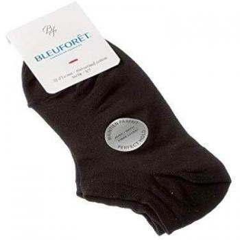 Mini calcetines Bleuforêt - 1 par - Costuras planas - Sin rizo - Negro - Talla 39/41