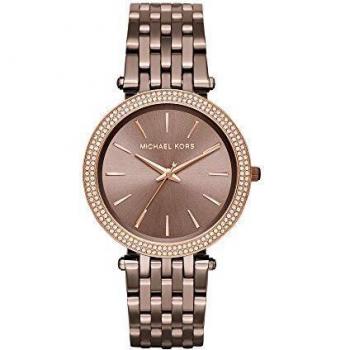 Michael Kors Damenuhr DACI, 39mm Gehäusegröße, Dreizeigerwerk, Edelstahlarmband