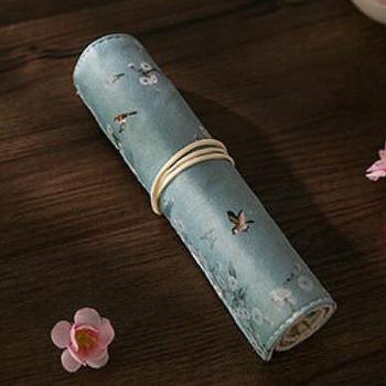 Retro Blossom Pencil Case