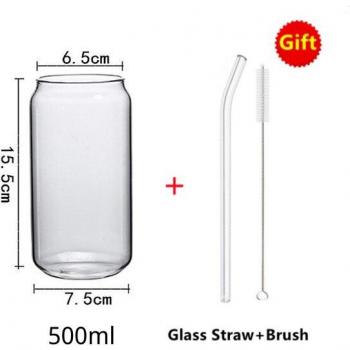 Verres en verre Borosilicate pour boissons froides, 2 pièces