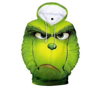 Pull‑Sweat à Capuche Grinch 3D