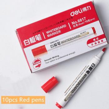 Farbige Weißer Marker-Block (10 Packungen) – Schreibstifte für Whiteboard, Schule und Büromaterial