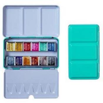 Conjunto de acuarelas sólidas en lata - 24 colores