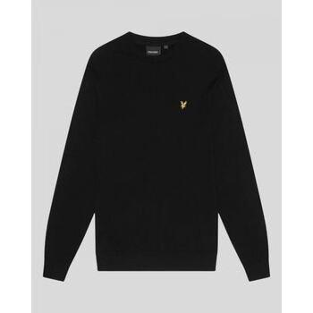 Maglione Lyle & Scott Crew Neck Nero Classic
