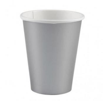 Amscan Paper Cup Pack – Grau 12x