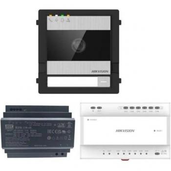 Sistema Videocitofono Hikvision DS-KIS711 2 Fili Kit Start