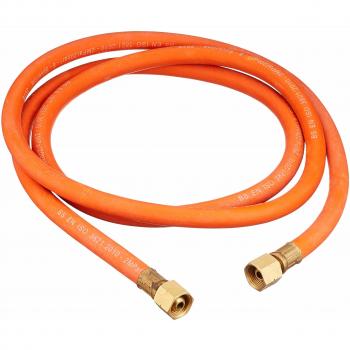 Silverline Gas Hose With Connectors 2m