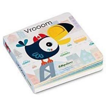 Libro de sonidos y texturas Vroom, Vroom - Lilliputiens