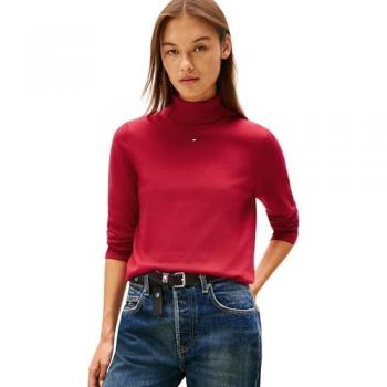 Dolcevita Essential Tommy Jeans Rosso Regular Fit
