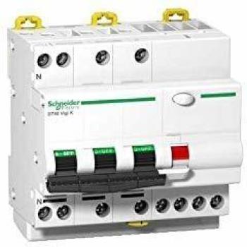 Disjoncteur Schneider VIGI 3P+N C 25A 300mA-AC