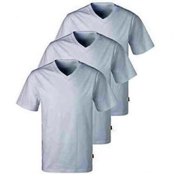 S.Oliver Bodywear V-Shirt Basic (3er-Pack) in Schwarz