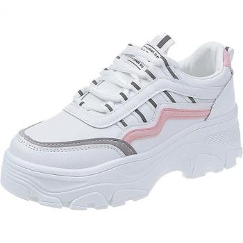 Vulcanized Platform Sneakers for Women