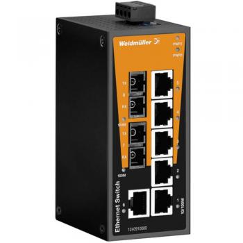 Weidmüller Netzwerk-Switch IE-SW-BL08-6TX-2SCS, Netzwerkadapter