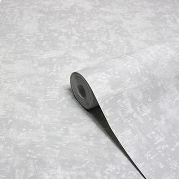 Paoletti Symphony Abstract Vinyl Wallpaper - Silver - One Size