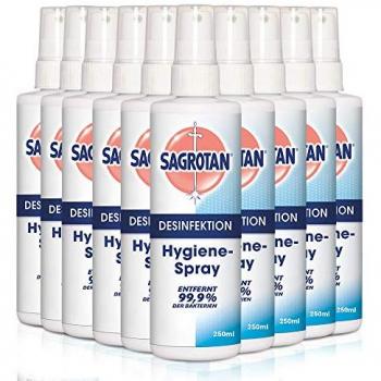 SAGROTAN Hygiene-Pumpspray 10 x 250ml