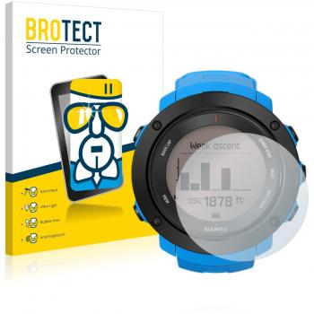 Brotect Hybrid-Glass Screen Protector Film for Suunto Ambit3 Vertical Blue - 9H Glass-Foil Protection
