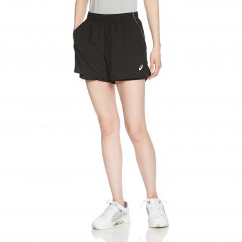 Asics Team - Pantalón Corto para Mujer, Equipo, Mujer, Color Performance Black, tamaño Small