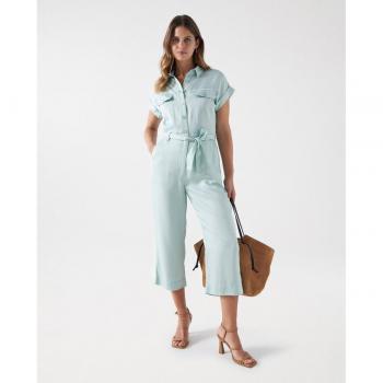 Mono Satinado con Cinturón - Salsa Jeans