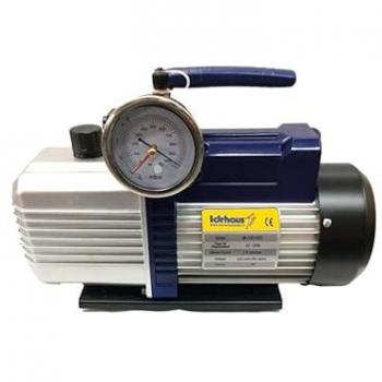 Pompa Vuoto 2 Stadi con Valvola Elettrica e Vatuometro – Refrigerante A2L – Idrhaus
