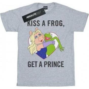 T-shirt Donna Muppets Bacio della Rana in Cotone Disney