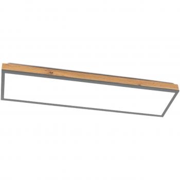 Lindby Laviona Modern Brown Wood Ceiling Light